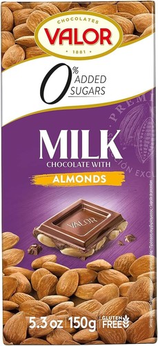 Valor sugar free milk - free,