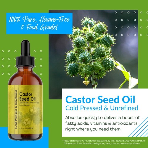 Castor seed oil 100 pure - seed,