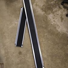 2PCS 6FT Telescopic Wheelchair Ramp, 270KG Capacity for Scooters & Wheelchairs