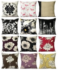 Linen Cushions or Cover Floral
