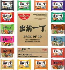 Nissin Demae Ramen Instant Noodles [Case of 30 | Assorted 10 Different Flavours]