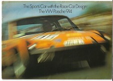 VW Porsche 914 1971-72 UK Market Sales Brochure 1.7 S 914/6