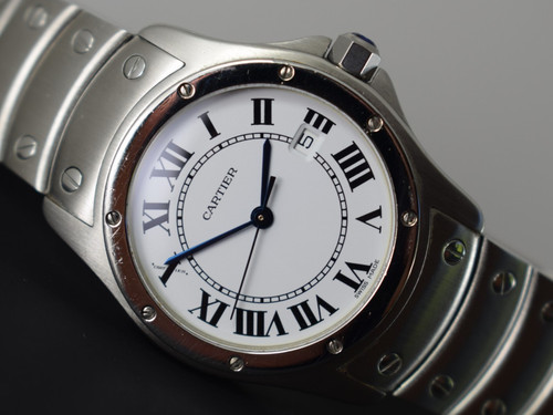 Cartier santos ronde ladies - cartier,