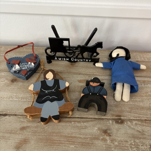 Amish country folk art decor - country,