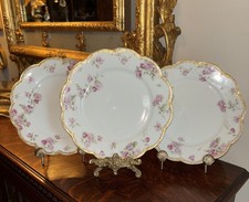 3 Rare Antique Haviland Limoge