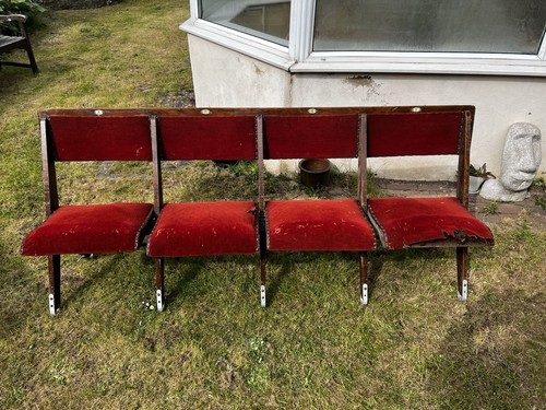 Vintage wooden folding cinema - vintage,