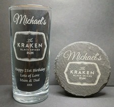 Personalised Kraken Rum Glass