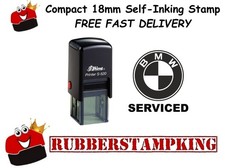 BMW Serviced Rubber Stamp