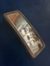 Vintage Car Van Lorry Desmo  Oblong Convex Rectangular  Mirror RARE