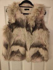 New Look Fur Gilet. Size L