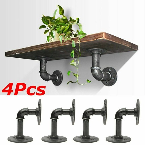 Pipe shelf brackets - 4x,