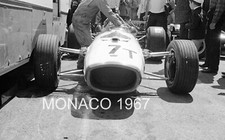 HONDA RA273 T CAR F1 MONACO GP 1967 NEGATIVE 35MM #7T FRONT JAPANESE MECHANIC 2