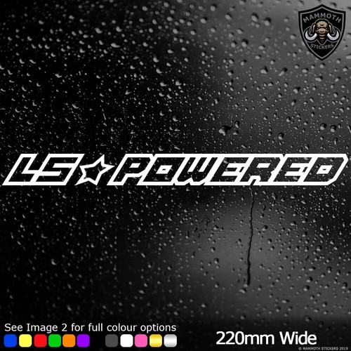 Powered sticker car - powered,