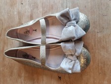 H&M Girls Gold Glitter Sparkly