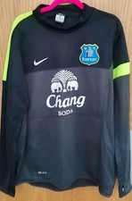 Everton 2013/14 Training Top Sweatshirt Black Chang Nike Dri Fit Size Large Mens