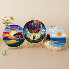 DIY Wool Felting Painting Kit