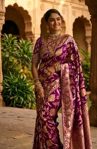 Silk saree indian - silk,