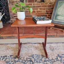 Plan fresco teak side table - g,
