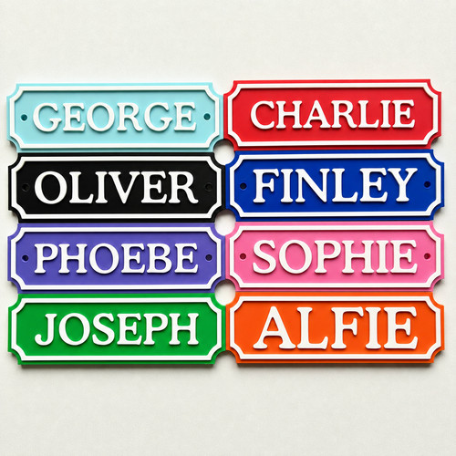 Personalised kids name door - personalised,