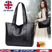 Women Designer Leather Shoulder Bag Large Capacity Ladies Handbag Hobo Tote UK