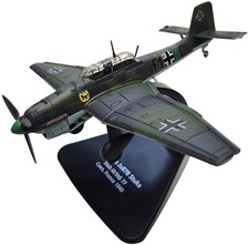 Oxford Diecast Junkers Ju-87 B Stuka Caen 1940 1:72 Scale Model Aircraft (AC004)