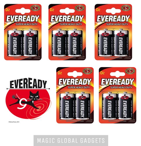 Eveready batteries size - batteries,