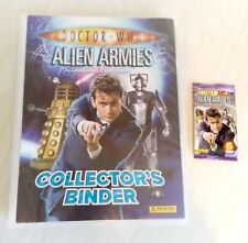 Dr Doctor Who ALIEN ARMIES - All 220 Base and Glitter Foil Cards Set + F1 & E13