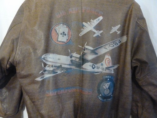 Vintage bomber leather flight - vintage,