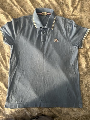 Moncler baby blue polo - baby,