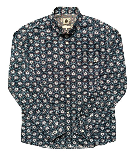 Pretty green floral - pretty, long