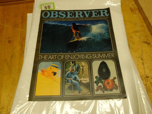 Observer magazine 1969 - observer,