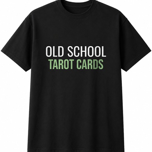 Old school tarot cards mens - school,