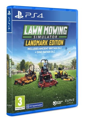Lawn mowing simulator landmark - mowing,