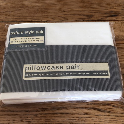 Oxford style pillowcases - pillowcases,