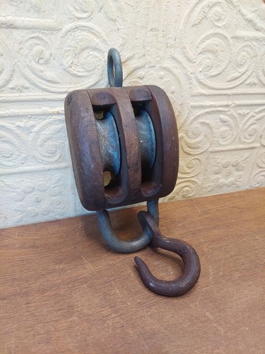 Antique french wood iron - &,