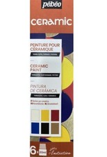 Pebeo Ceramic 6 x 20ml Paint