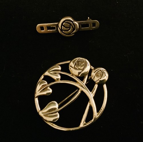 Two vintage silver coloured - two,