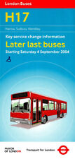 Route H17 London Bus Timetable