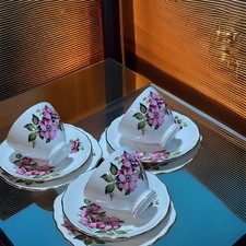 bone china tea set for three