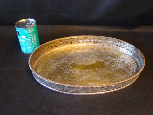 Vintage large oval silver - vintage,