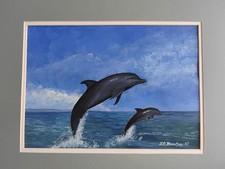 Original Gouache Painting Pair