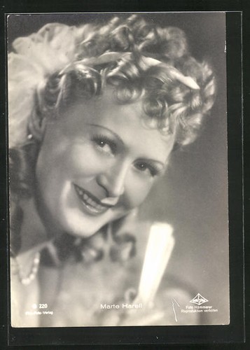 Postcard actress marte - postcard,