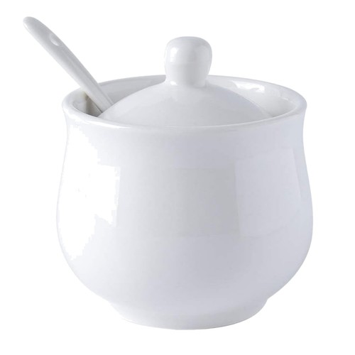 Ceramic sugar bowl with - bowl,