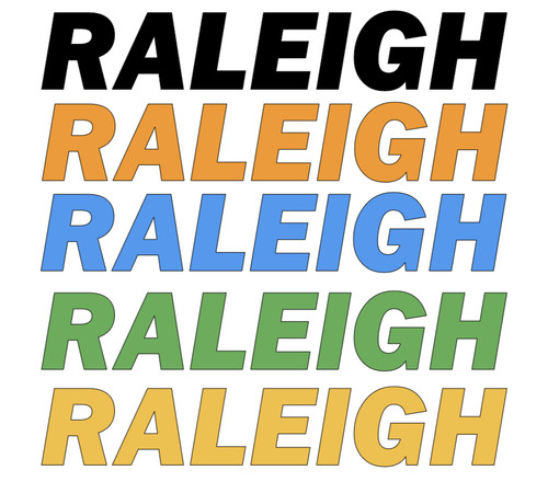Raleigh bike down tube - raleigh,