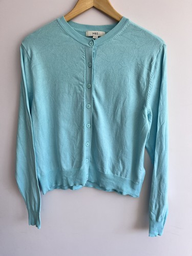 Crew neck button - m&s,