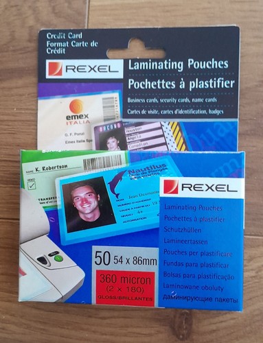 Rexel laminating pouches - rexel,