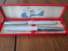 Fountain pen and ballpoint pen vintage set in original box