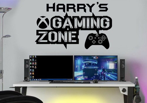 Gaming zone personalised wall - gaming,