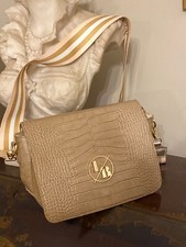 Laura Biaggi Italy Quality Suede Bag & Decorative Strap