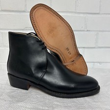 GEORGE DRESS BOOTS - Size: 5 Small , Black Leather Ankle Mens  British Army